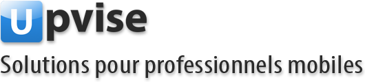 Logo UPVISE Solutions pour professionnels mobiles